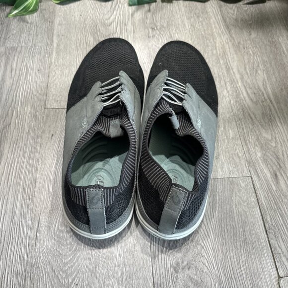 OluKai Makia Ulana Kai Sneakers Black Knit Leather Men’s Size 13 main image 6